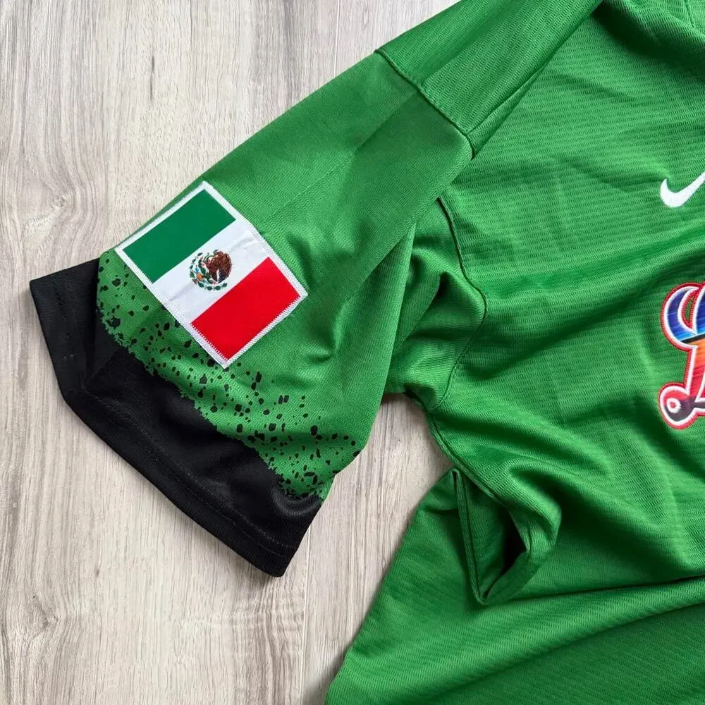 Nike Los Angeles Dodgers Julio Urías  Mexico Jersey Green XXXL